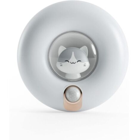 Veilleuse à capteur de mouvement rechargeable pour enfants, éclairage d'armoire à intensité variable pour placard, chambre, couloir, abri de toilette, garage