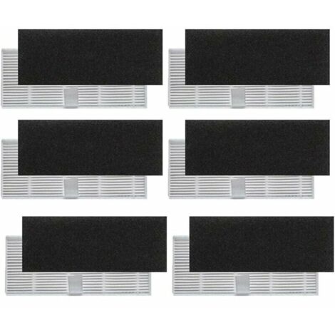 Filtre Hepa de rechange pour aspirateur robot Proscenic 850T 12-Pack (1/2)