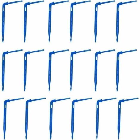 50 PCS Jardin Des Plantes Irrigation Arrosage Courb&eacute Fl&egraveche Goutteurs &Eacutemetteur Arroseurs pour L&eacutegumes Fruits Fleurs En Pot De Plantes