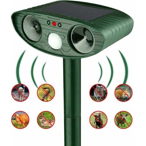 LaBlanc - Répulsif ultrasonique pour animaux Répulsif ultrasonique pour animaux Répulsif pour chats Un répulsif pour animaux utilisé dans le jardin pour repousser les chats, les chiens, les oiseaux (1/4)