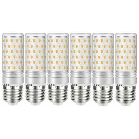 Lot de 6 Ampoules Led E27 12W (équivalent Ampoules Halogène 100W )1200LM Blanc Chaud 3000K Angle du Faisceau 360 220-240V (1/4)