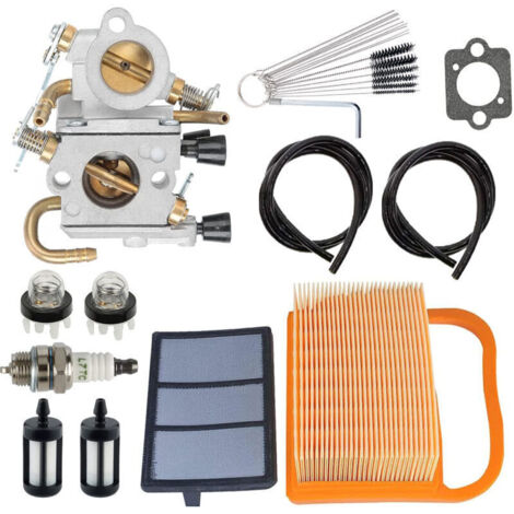 Carburateur pour Sthil TS420 TS410 TS410Z TS420Z scie à béton, remplace C1Q-S118 4238-120-0600, avec filtre à air + conduite de carburant + bougie d'allumage