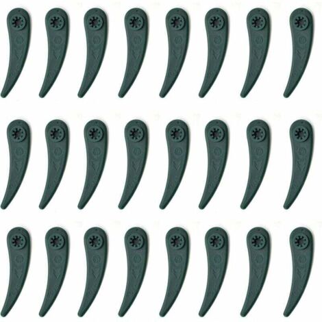 Lot de 24 lames de rechange en plastique pour coupe-bordures Bosch Durablade Art 23-18 LI Art 26-18 LI (1/4)