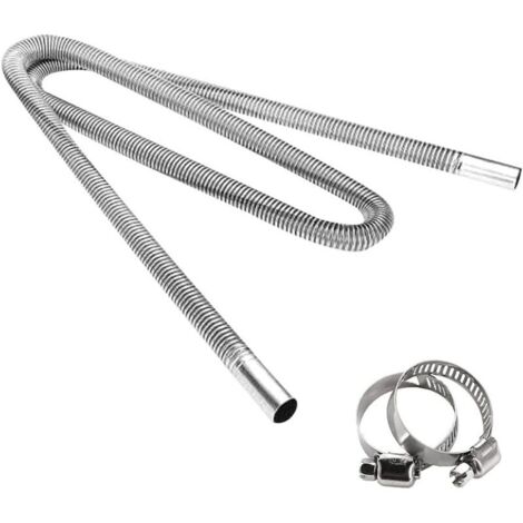 Tuyau d'échappement de chauffage 200cm tuyau d'échappement de chauffage de voiture 25mm tuyau d'aération de gaz Diesel Flexible