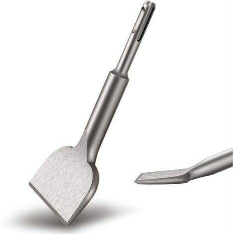 Burin SDS PLUS Carrelage, 165mm x 75mm Série d'élargissement de Haute Qualité, Ciseau à Tuiles Courbé Ciselé pour la Céramique et Les Carreaux de Sol