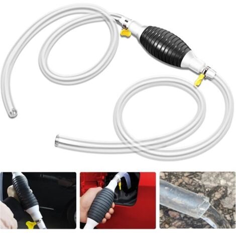 Pompe Manuelle Carburant Pompe à Main Essence Tuyau Gaz Carburant Pompe Pompe à Carburant Manuelle Poire d&39amorcage Carburant Pompe de refoulement de Carburant avec de Tuyau de Siphon 2M (1/4)