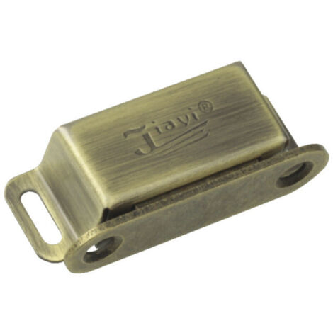 Serrure de porte magnétique Jiayi 2 pièces Aimant en bronze pour porte de placard Serrure magnétique en acier inoxydable