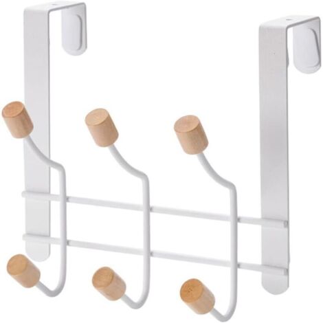 Au-dessus De La Porte Crochet Porte En Métal Porte-manteau Porte-serviettes Suspendu Pour Salle De Bain Chambre Ã€ Coucher Cuisine Crochets