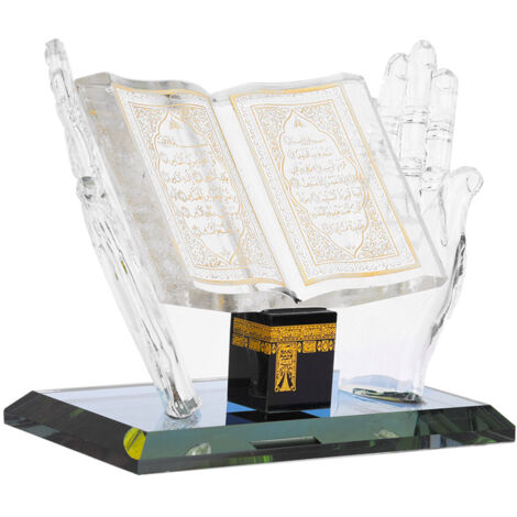 Maquette décorative en cristal musulman, artisanat islamique, souvenirs, décoration de voiture