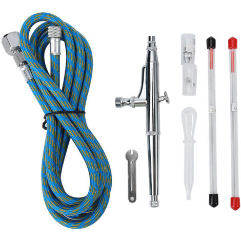 Kit aérographe double action, pistolet à peinture avec aiguille de 0,2 mm/0,3 mm/0,5 mm (1/5)