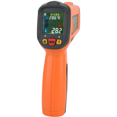 Thermomètre infrarouge numérique sans contact haute précision PM6530D -50 °C à 800 °C / -58 à 1472 °F (1/5)