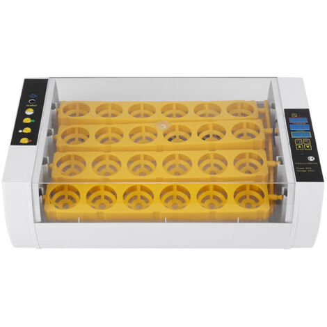 Incubateur automatique numérique pour 24 œufs avec contrôle de température et éclosoir à poussins