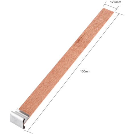Lot de 40 supports de mèche en bois pour bougies en cire, pour la fabrication artisanale de bougies.