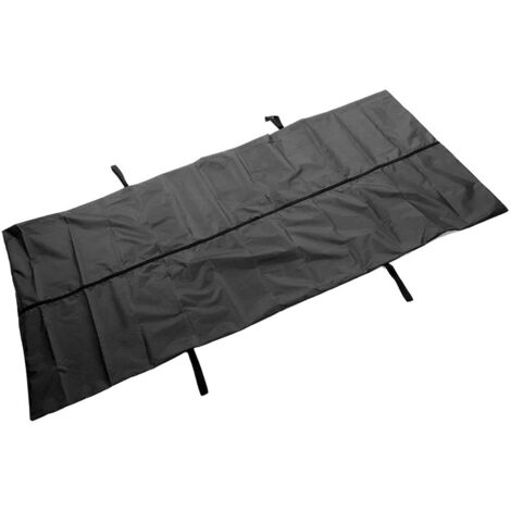 Sac mortuaire étanche 210D, sac de rangement pour corps, sac funéraire (noir) (1/5)