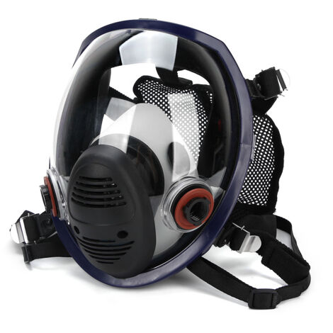 Masque respiratoire intégral 8100 pour la protection contre les poussières industrielles, les produits chimiques, les gaz et les pesticides. (1/5)