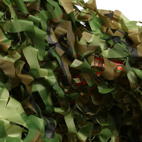 Filet de camouflage jungle militaire furtif de 1,5 x 5 m, abri de chasse/tir/pêche (1/5)