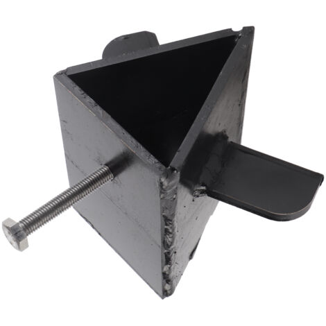 Tête de coupe transversale pour fendeuse de bois électrohydraulique, en acier titane. (1/5)