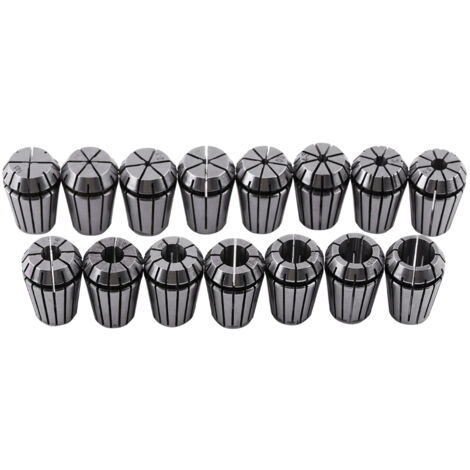 Jeu de 15 pinces à ressort ER20 pour machines de gravure CNC et tours de fraisage (1-13 mm) (1/5)