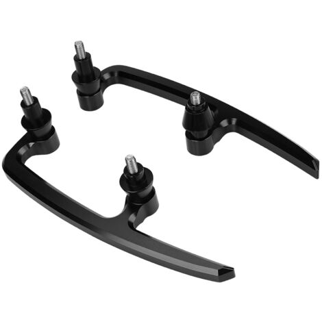 Kit de barres de maintien arrière passager en aluminium CNC pour moto Kawasaki Z650 17-18, noir (1/5)
