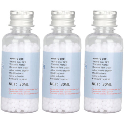 Kit de réparation et de remplacement de fausses dents temporaires (3 boîtes) pour Halloween