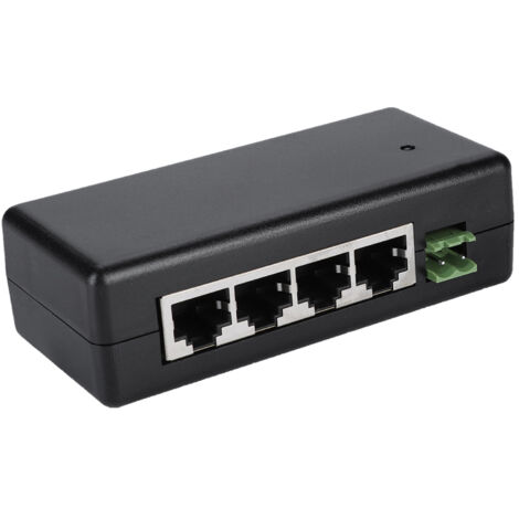 Adaptateur secteur PoE 4 ports DC9V-48V pour caméra IP (1/5)