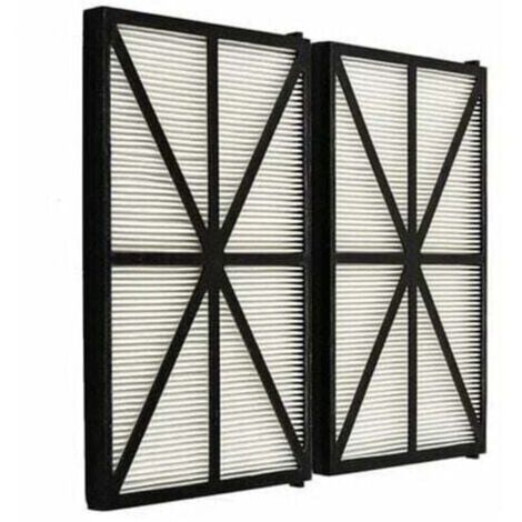 Lot de 2 Panneaux Filtres pour Robot Tiger Shark - RCX70101PAK2 - Noir