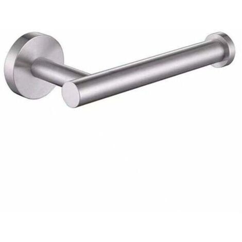 Promotion Porte papier toilette mural Porte papier toilette en acier inoxydable 304 finition polie, Argent (1/3)