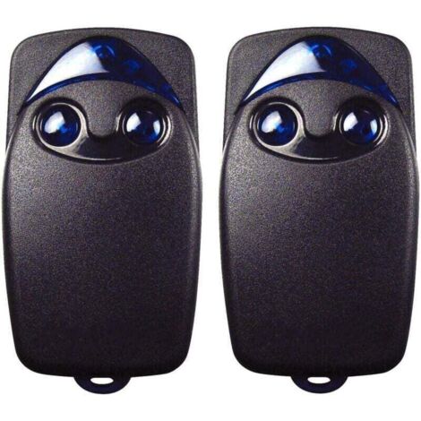 Lot de 2 télécommandes de porte de garage 433,92 MHz – 2 boutons – Compatible Era-Inti, ONE, ON1, ON2, FLO1R, FLO2R – Portée 50m - Flo2r-s (1/4)
