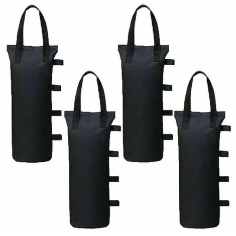 Lot de 4 Poids de Gazebo pour Tonnelle et Pavillon, Sac de Lestage Sable pour Jambes, Tentes Pare-Soleil, Parasol (1/5)