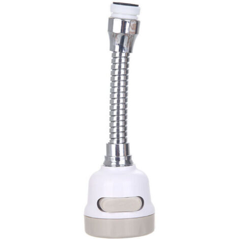 Economie D'Eau Embout De Filtre,Tête De Robinet De Cuisine Mobile 360 Degrés,3 Modes Réglable Douche Tête Filtre Pulvérisateur Pour Cuisine Salle De Bain (Allonger) (1/4)