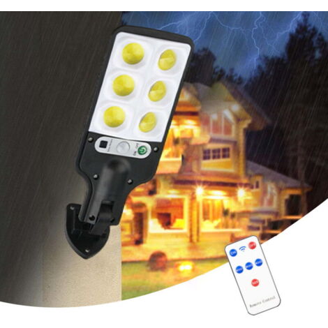 Lampes solaires d'extérieur Lampes murales solaires à LED solaires avec 3 modes Lampes solaires à détecteur de mouvement IP65 (1/5)