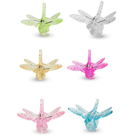 30 Pcs Clips d'orchidée libellule Clips de support de plante de jardin en plastique Clips de vigne de fleur,DUBUNS (1/5)