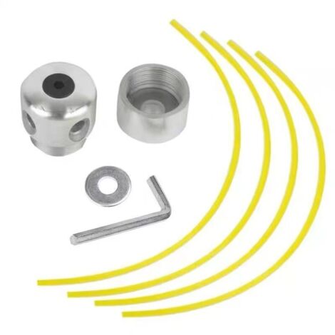 Tête de coupe en aluminium pour débroussailleuses 4 temps à corps transversal – Accessoire d'entretien – Tête de coupe en aluminium silencieuse (1/2)