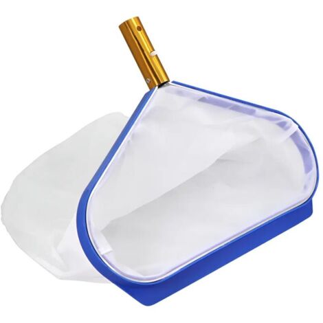 Brosse de Nettoyage Polyvalente pour Piscine et Élimination des Débris Design Compact pour un Rangement Facile Parfait pour le Nettoyage des Feuilles,Bleu (1/2)