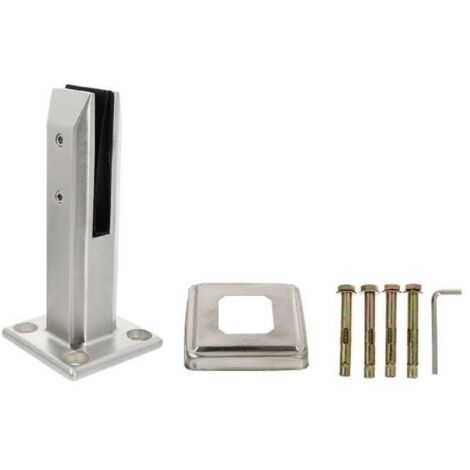 Supports d'étagère, 1 jeu de pinces métalliques pour verre, support de rampe d'escalier, pince pour robinet, support mural, pince d'étagère, support de fixation pour verre, pince à verre, étagère en v (1/5)