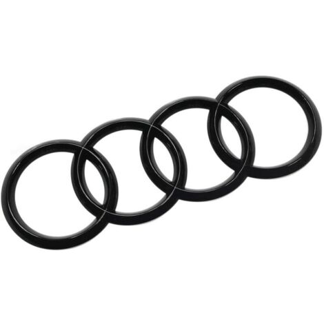 Audi 8W9071802 Anneaux Black Edition Emblème Blackline Logo Noir