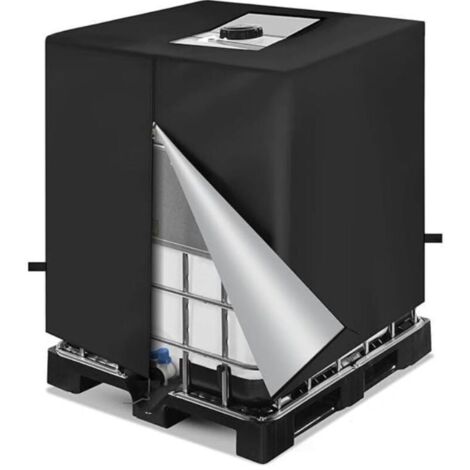 Housse de protection pour réservoir d'eau en tissu Oxford 1000L 210D, protection solaire, anti-poussière, pour réservoir d'eau IBC (1/4)