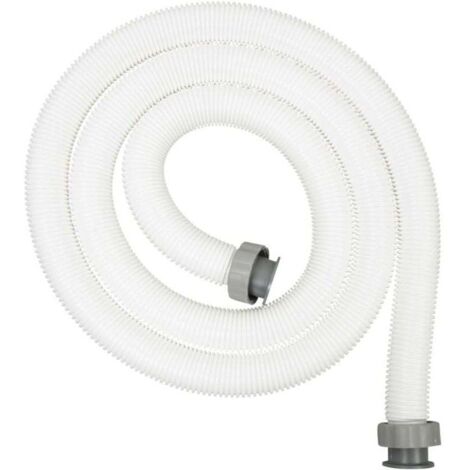 tuyau D 38 L 3,0 m + connecteurs filetés Blanc (1/4)