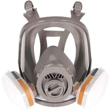 6800 Masque respiratoire intégral, casque de protection faciale pour peindre, vapeur et poussière organiques, deux types de connecteurs (1/5)