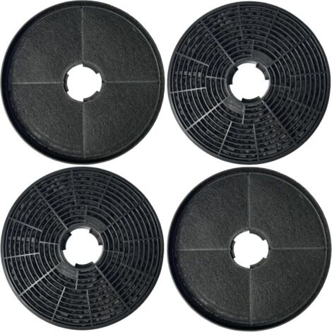 Lot de 4 filtres à charbon actif CBCF002 Compatibles avec CIARRA CBCS6201, CBCB6201, CBCB6736C, CBCS6906D, CBCB6906D, CBCS9201, CBCB9201 (1/5)