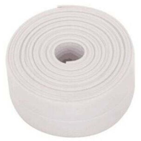 1PC(Blanche)Rouleaux Bande d'étanchéité Imperméable,Joint Salle de Bain,PVC Ruban de Calfeutrage Autocollant pour Cuisine,Toilettes WC,Baignoire (1/5)
