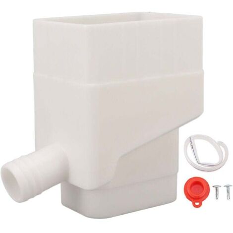 Système de Collecte d'eau de Pluie de Tuyau de Descente, Système de Collecte d'eau de Pluie Facile d'entretien Standard Réutilisable Résistant aux UV Durable pour l'extérieur pour la Pelouse ( (1/5)