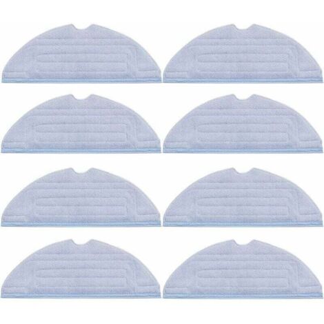 Lot de 8 lingettes de rechange pour Roborock S7 T7S T7S puls G10 accessoires, microfibre douce, lavable et réutilisable (1/5)