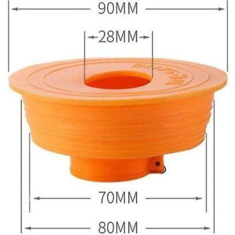 Silicone Anti-odeur piège à reflux piège de vidange égout tuyau scellant pour Machine à laver à la maison (75mm) Shibaod (1/2)