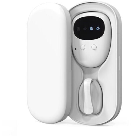 Alarme sans fil pour énurésie nocturne, avec récepteur et émetteur à clip pour garçons, enfants, soins de propreté, zone d'action de 10 à 20 m, bruit de vibration, rappel, batterie intégrée avec (1/5)