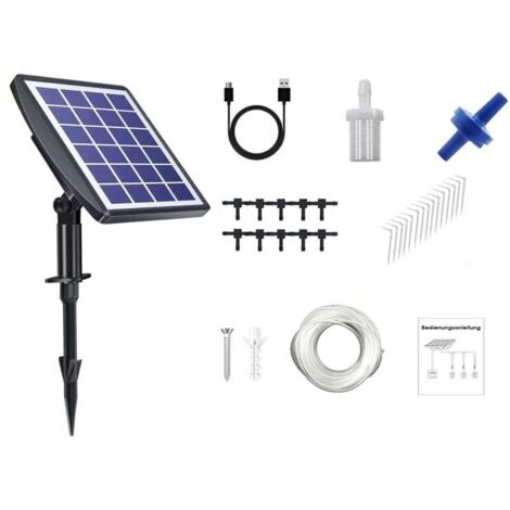 Machine d'irrigation solaire, système d'irrigation goutte à goutte automatique, adapté aux plantes en pot, plusieurs modes de temps (1/5)