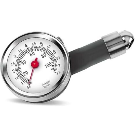 Pression Pneu, Manomètre Pression Pneus, Pression Pneu Voiture, Manometre pour les Voitures, Manometre, Jauges de Pression des Pneus 0-100Psi, pour Voitures, Vélos et Motos (1/5)