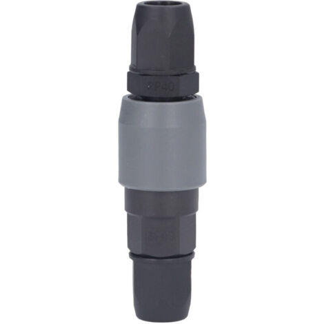 10 pièces raccords pneumatiques de type C en plastique et acier autobloquants Tube PU connecteur rapide accessoires de compresseurs (SP40 + PP40 12x8mm filetage 1/2in) (1/5)