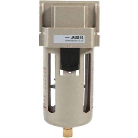 Piège à eau de compresseur – Filtre à air 1/2 pouce – Séparateur d'humidité 5 μm – Débit 4000 L/min – Installation facile (1/5)