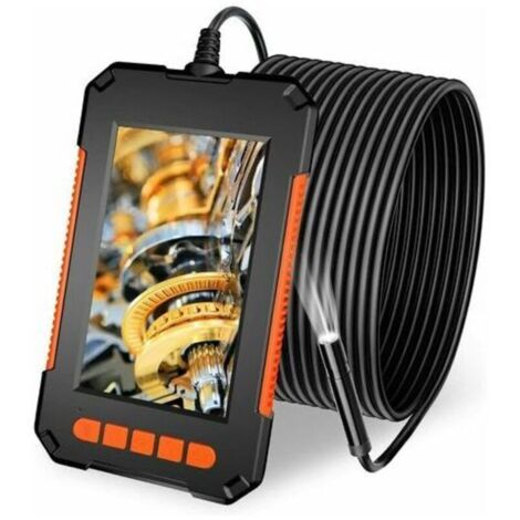 Caméra d'inspection étanche 5m – Résolution 1080P – Écran LCD 4,3 pouces – 8 LED réglables pour vision nocturne – Batterie 2600mAh (1/5)